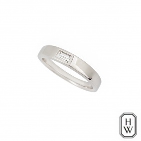 Harry Winston Baguette Cut Diamond Band in Platinum 0.21ct